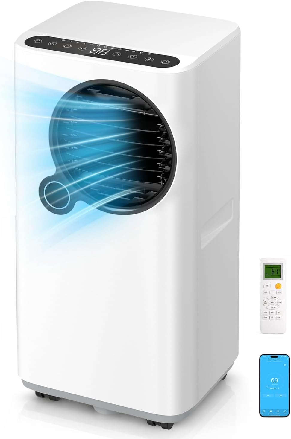 16,000 BTU Smart Portable Air Conditioner with WiFi