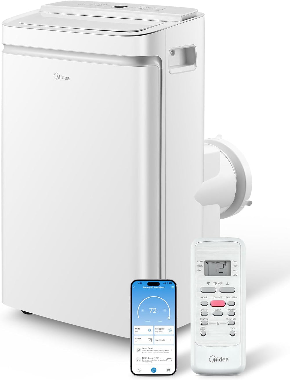 Midea Duo 14,000 BTU Smart Inverter Portable Air Conditioner