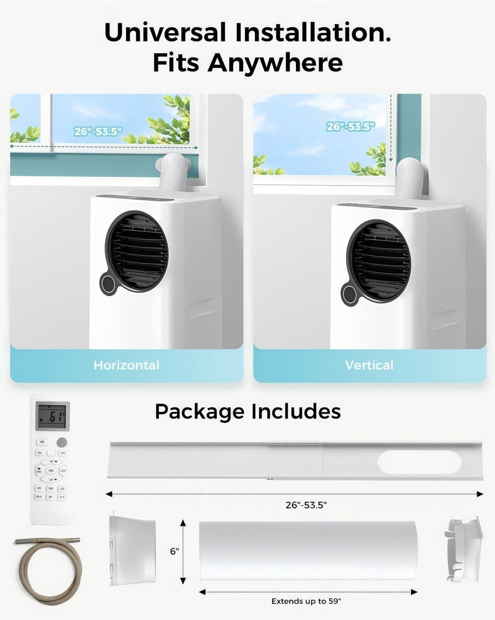 16,000 BTU Smart Portable Air Conditioner with WiFi