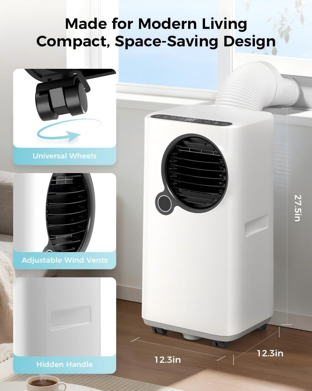 16,000 BTU Smart Portable Air Conditioner with WiFi