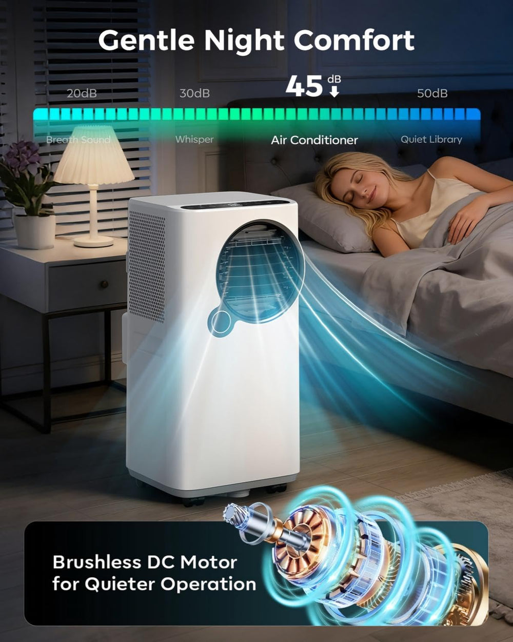 16,000 BTU Smart Portable Air Conditioner with WiFi