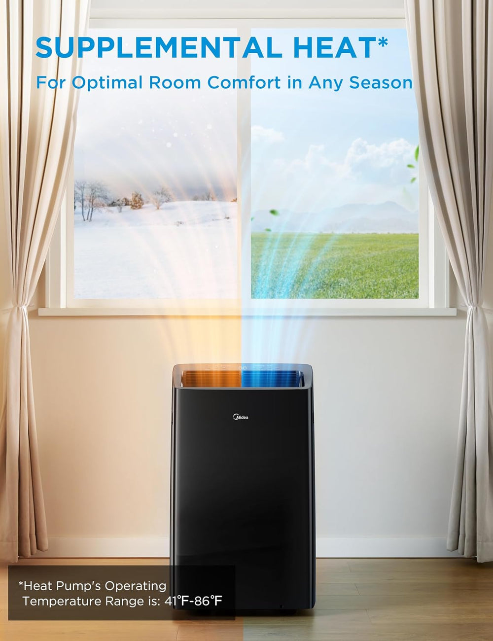 Midea Duo 14,000 BTU Smart Inverter Portable Air Conditioner