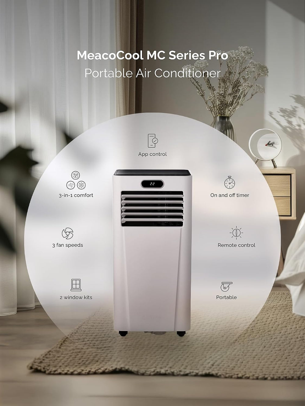 MeacoCool MC Series Pro 9000 BTU Portable Air Conditioner